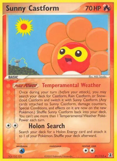 Sunny Castform - 31/113 - Delta Species
