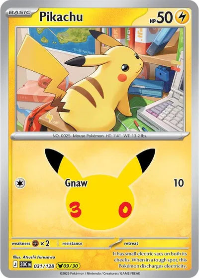 Pikachu - 031 - 30th Celebration