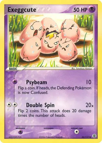 Exeggcute - 33/112 - Ex FireRed & LeafGreen