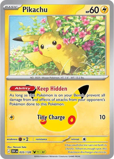 Pikachu - 033 - 30th Celebration