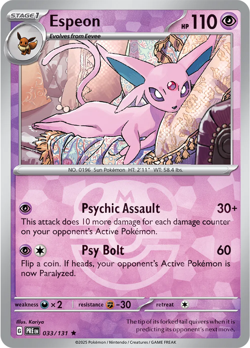 Espeon - 033/131 - Prismatic Evolutions