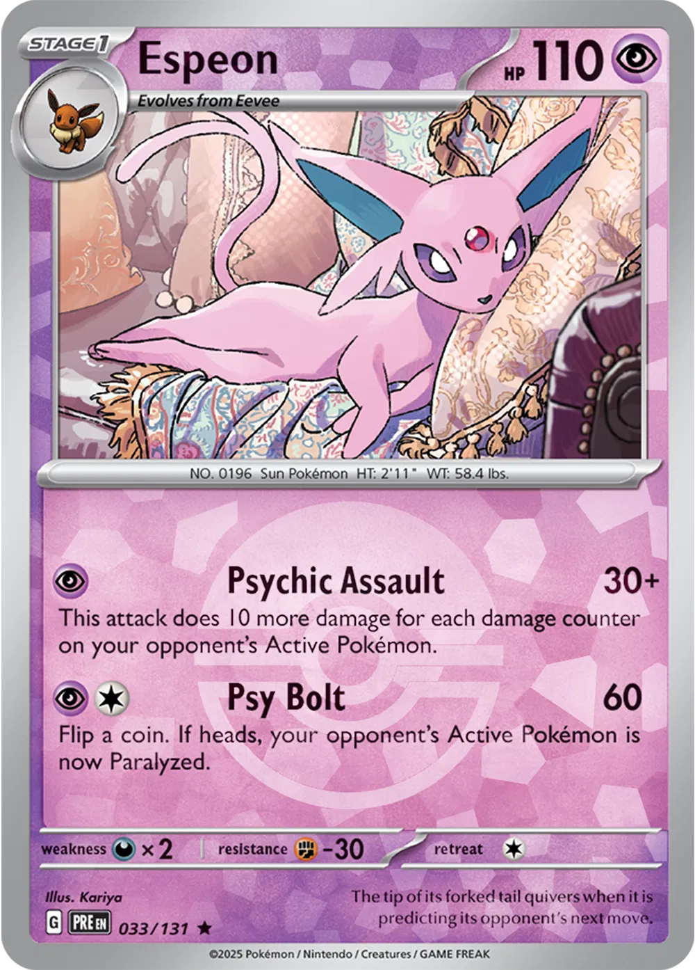 Espeon - 033/131 - Prismatic Evolutions