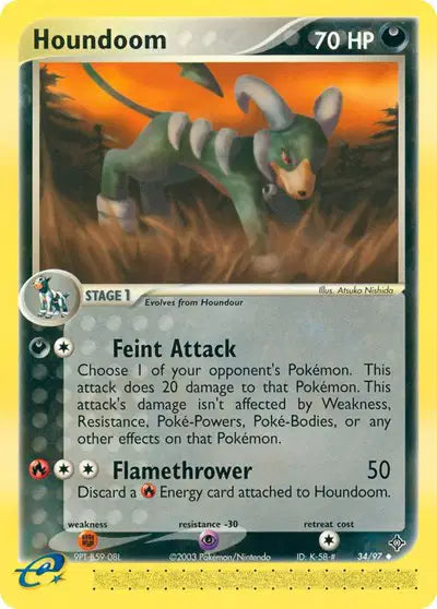 Houndoom - 34/97 - Ex Dragon