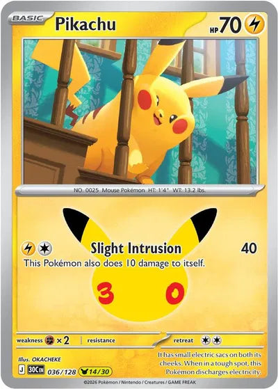 Pikachu - 036 - 30th Celebration