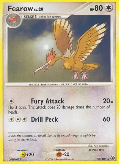 Fearow - 36/100 - Majestic Dawn