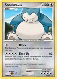 Snorlax - 37/130 - Diamond and Pearl