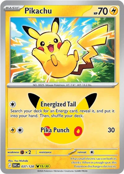 Pikachu - 037 - 30th Celebration