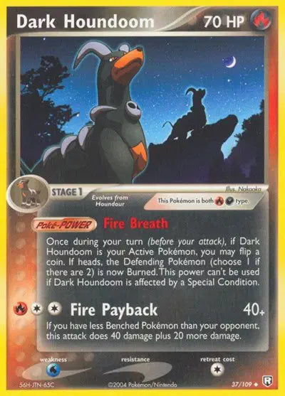 Dark Houndoom - 37/109 - EX Team Rocket Returns