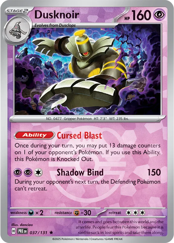 Dusknoir - 037/131 - Prismatic Evolutions