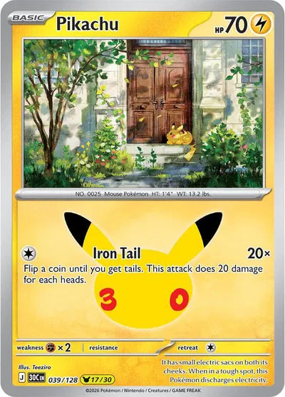 Pikachu - 039 - 30th Celebration