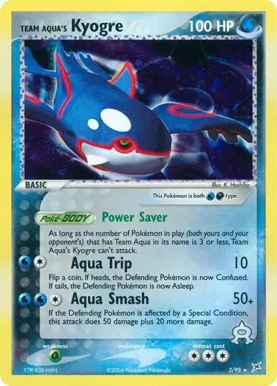 Team Aqua's Kyogre - 3/95 - Ex Team Magma vs Team Aqua