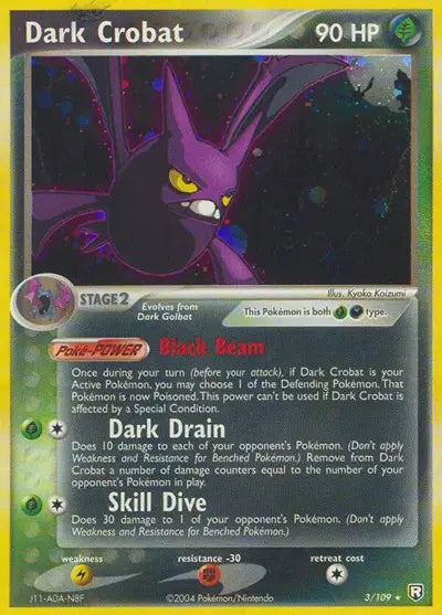 Dark Crobat - 3/109 - EX Team Rocket Returns