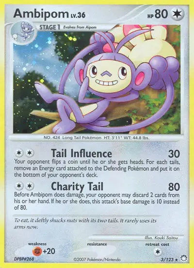 Ambipom - 3/123 - Mysterious Treasures