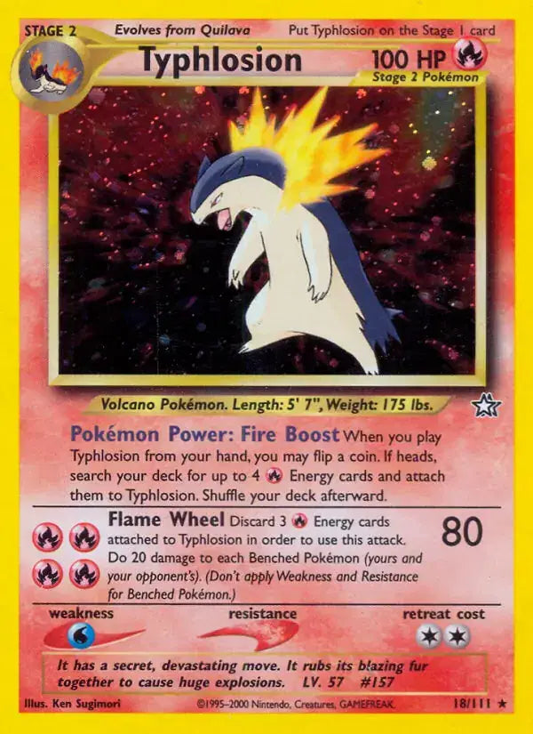 Typhlosion - 18/111 - Neo Genesis