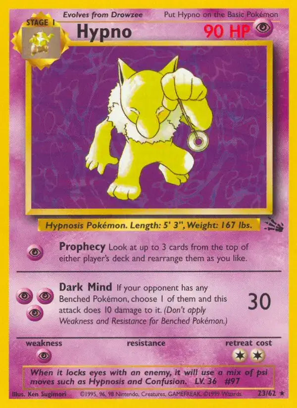 Hypno - 23/62 - Fossil
