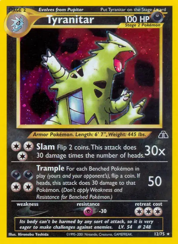 Tyranitar - 12/75 - Neo Discovery