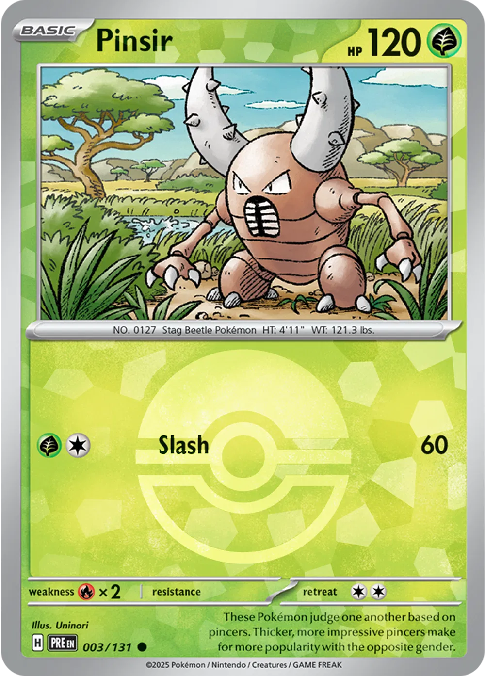 Pinsir - 003/131 - Prismatic Evolutions