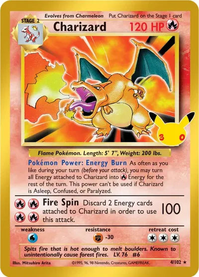 Charizard - 4/102 - 30th Celebration - Classic Collection
