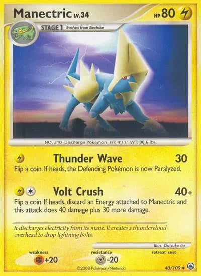 Manectric - 40/100 - Majestic Dawn