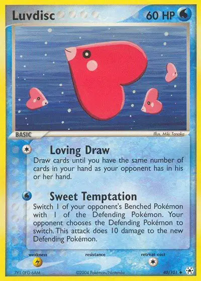 Luvdisc - 40/101 - EX Hidden Legends