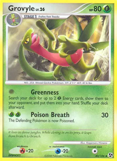 Grovyle - 40/106 - Great Encounters