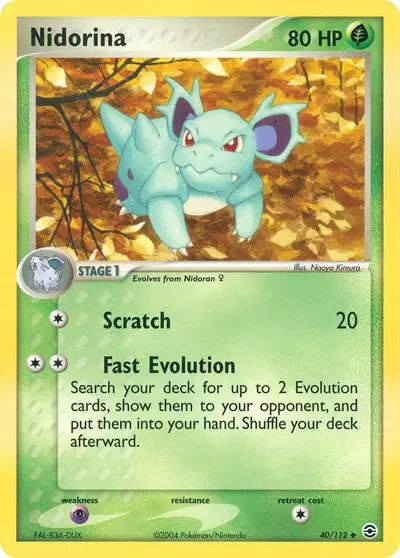 Nidorina - 40/112 - Ex FireRed & LeafGreen