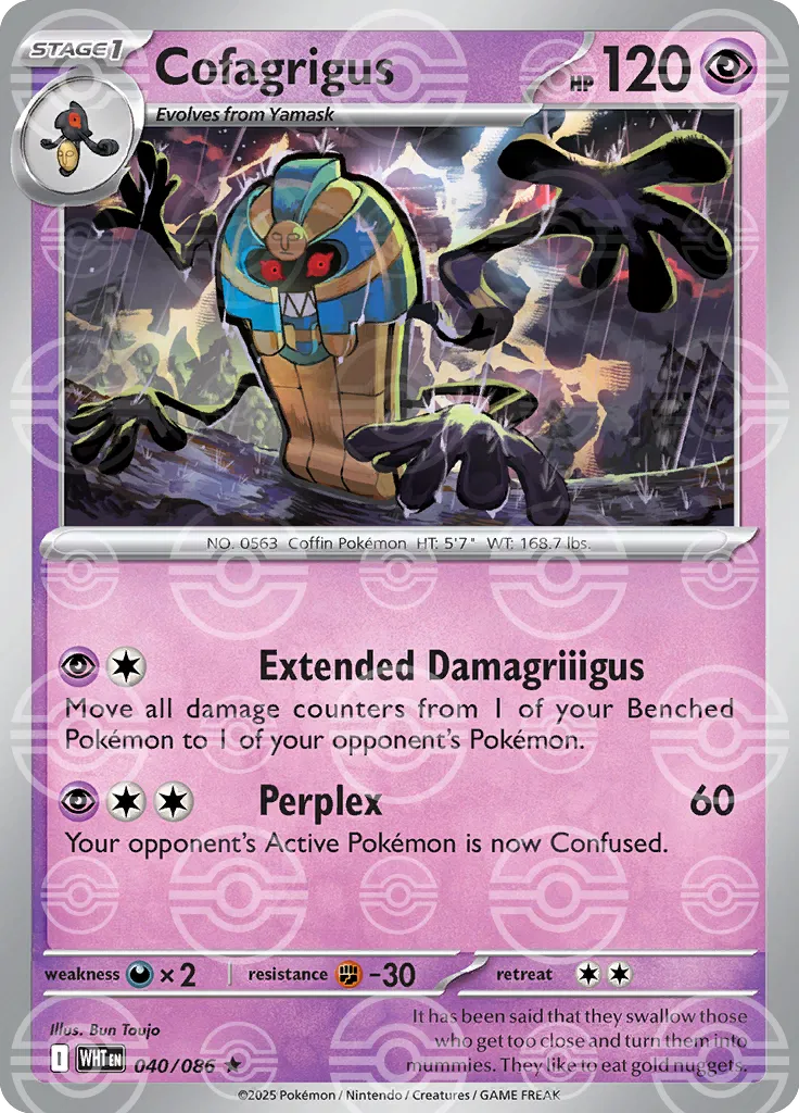 Cofagrigus - 040/086 - White Flare