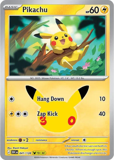 Pikachu - 041 - 30th Celebration