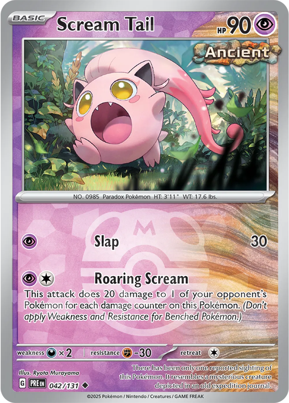 Scream Tail - 042/131 - Prismatic Evolutions