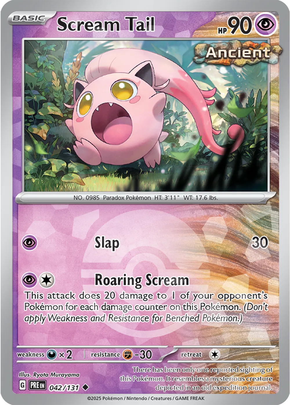 Scream Tail - 042/131 - Prismatic Evolutions