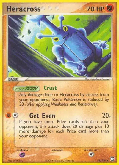 Heracross - 43/109 - EX Team Rocket Returns