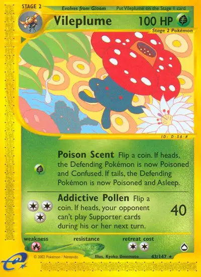 Vileplume - 43/147 - Aquapolis