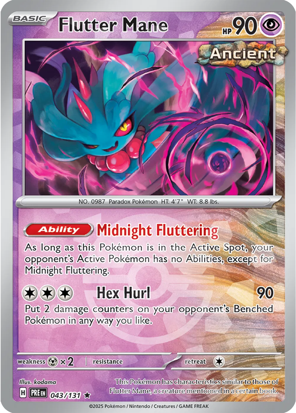 Flutter Mane - 043/131 - Prismatic Evolutions
