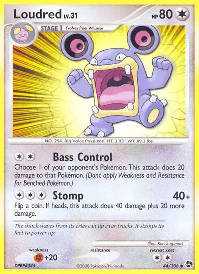 Loudred - 44/106 - Great Encounters