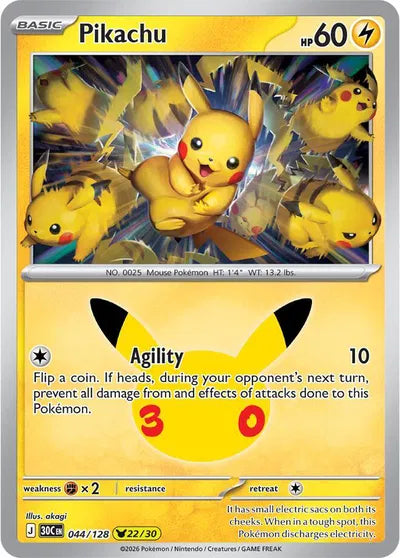 Pikachu - 044 - 30th Celebration