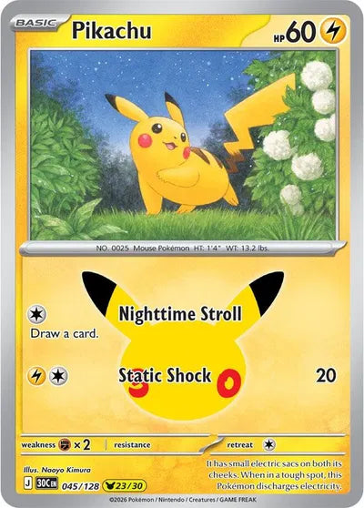 Pikachu - 045 - 30th Celebration
