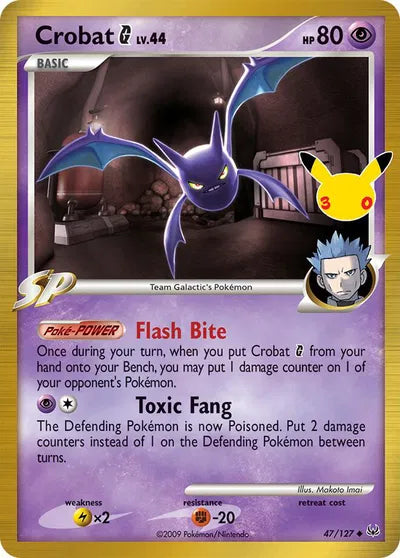 Crobat G - 47/127 - 30th Celebration - Classic Collection