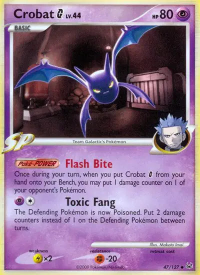Crobat G - 47/127 - Platinum