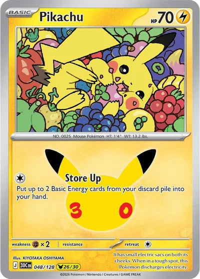 Pikachu - 048 - 30th Celebration