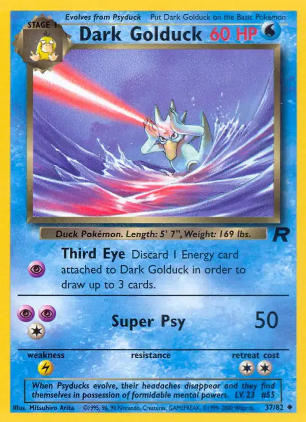 Dark Golduck - 37/82 - Team Rocket