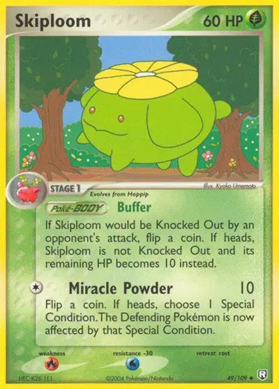 Skiploom - 49/109 - EX Team Rocket Returns