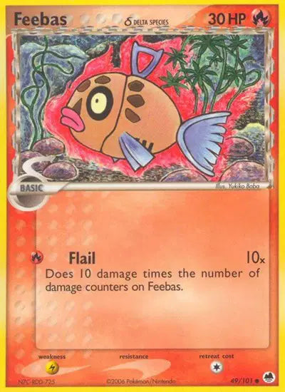 Feebas - 49/101 - Ex Dragon Frontiers