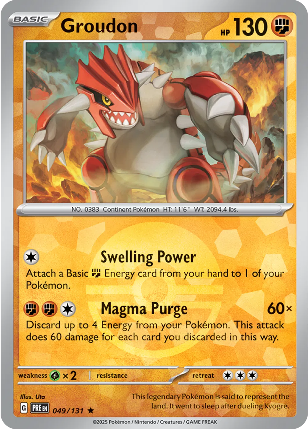 Groudon - 049/131 - Prismatic Evolutions