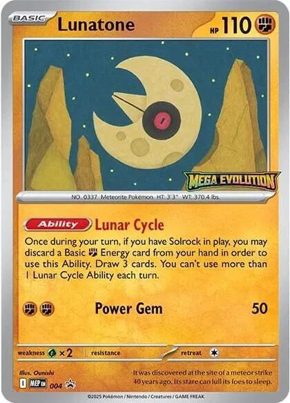 Lunatone - 004 - Mega Evolution Promo