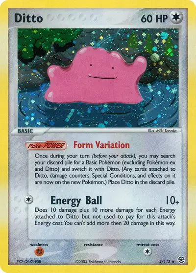 Ditto - 4/112 - Ex FireRed & LeafGreen