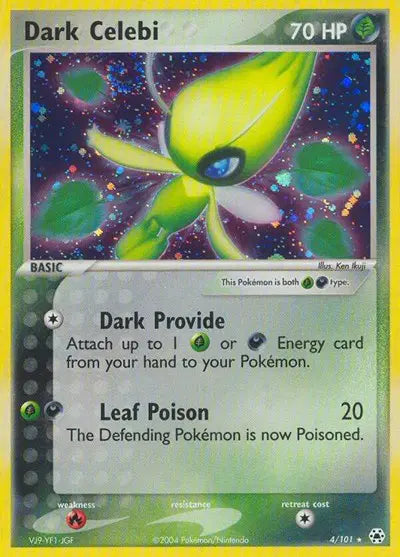 Dark Celebi - 4/101 - EX Hidden Legends