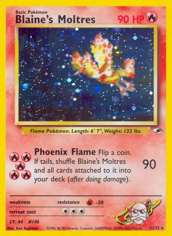 Blaine's Moltres - 1/132 - Gym Heroes