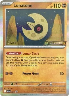 Lunatone - 004 - Staff - Mega Evolution Promo