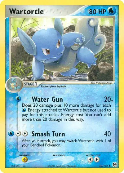 Wartortle - 50/112 - Ex FireRed & LeafGreen