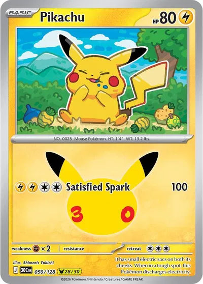 Pikachu - 050 - 30th Celebration
